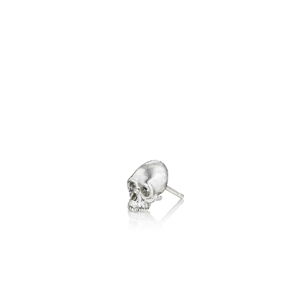 Bikerringshop Sterling Silver Skull Ring Inspired by Keith