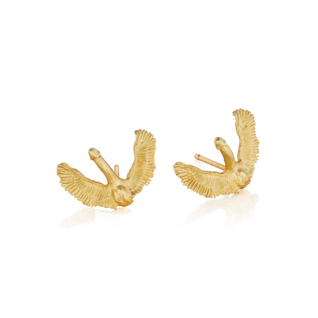 Flying Cock Stud Earrings – Anthony Lent