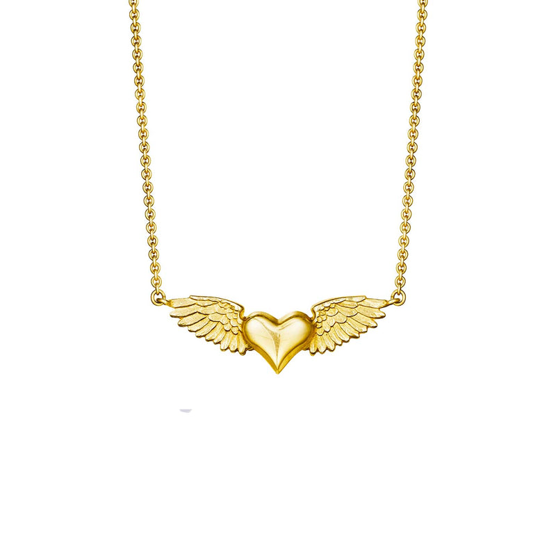 Anthony Lent Flying Heart Necklace