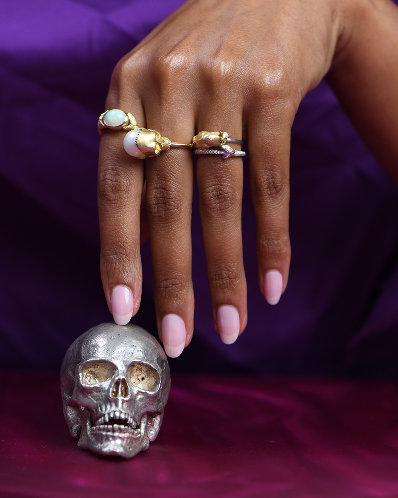 Open Skull Ring