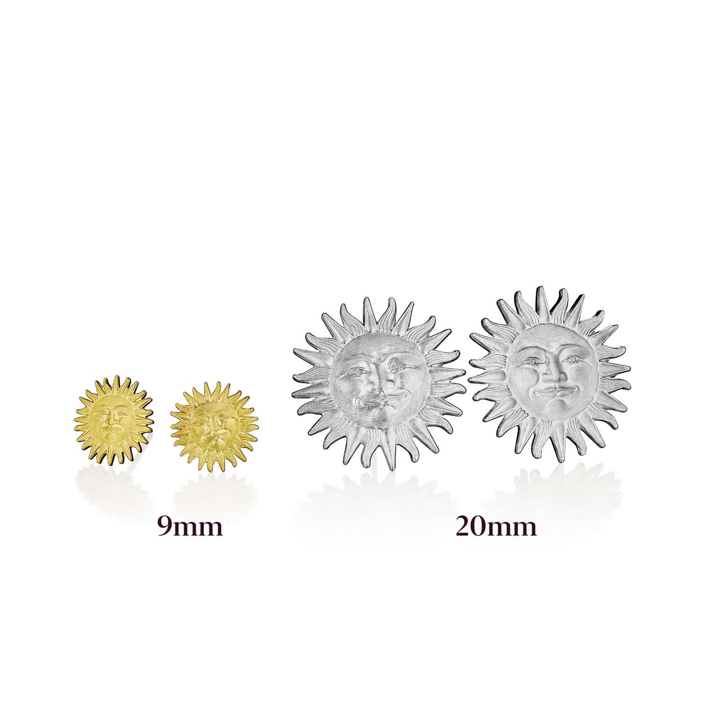 Store Sun face Earrings