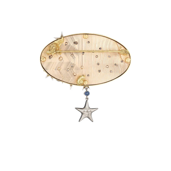 Anthony Lent Hands To The Stars Brooch