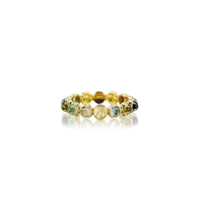 Anthony Lent Celestial Cabochon Bead Ring, Multicolor