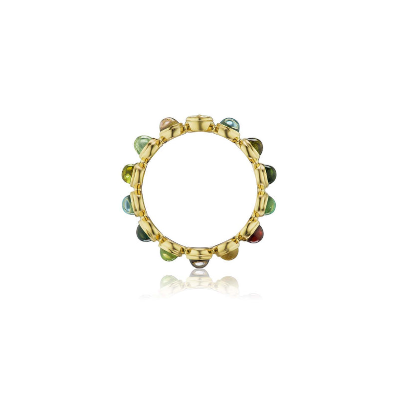 Anthony Lent Celestial Cabochon Bead Ring, Multicolor