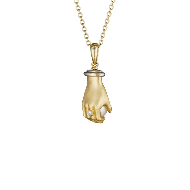 Pearl in Hand Pendant