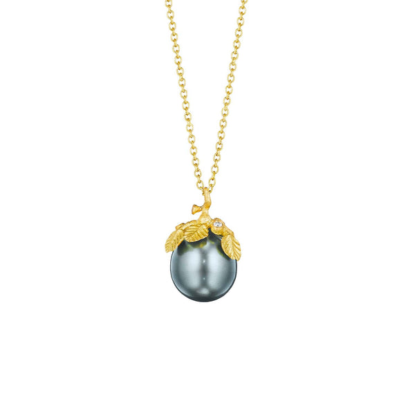 Anthony Lent Small Pearl Branch Pendant