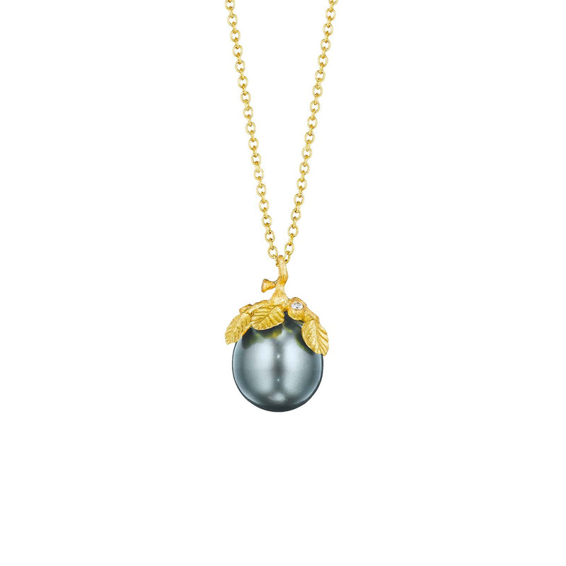 Small Pearl Branch Pendant – Anthony Lent